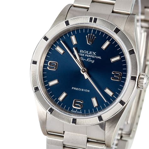 rolex air king 14010 blue|Rolex Air-King 14010 review.